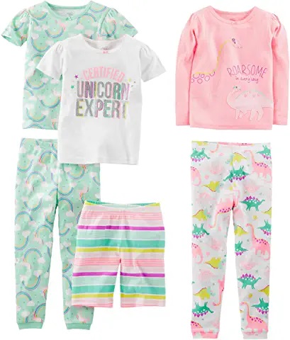 Set de pijama 6 piezas ajuste cómodo