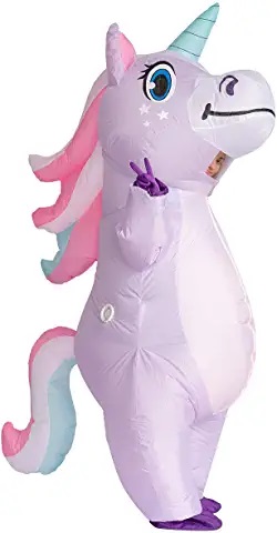 Disfraz de unicornio inflable de cuerp
o entero para adulto