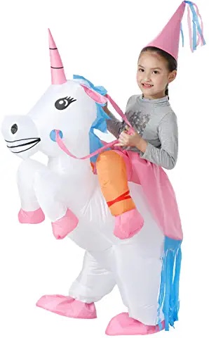 Disfraz inflable de unicornio